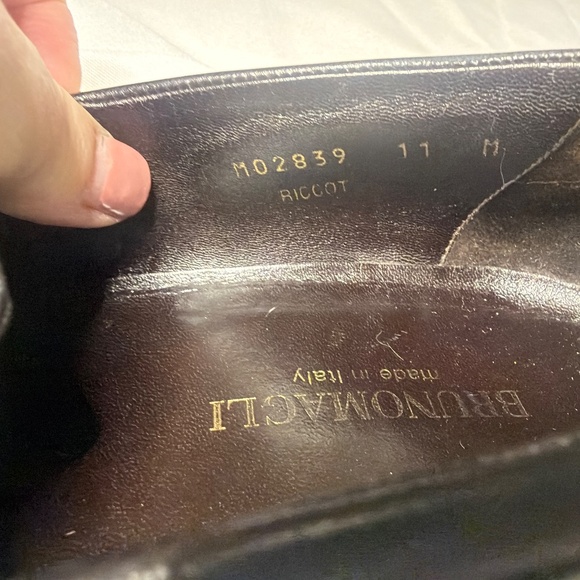 Bruno Magli, Rocco Black Leather Loafer, Men’s 11 - Picture 4 of 7